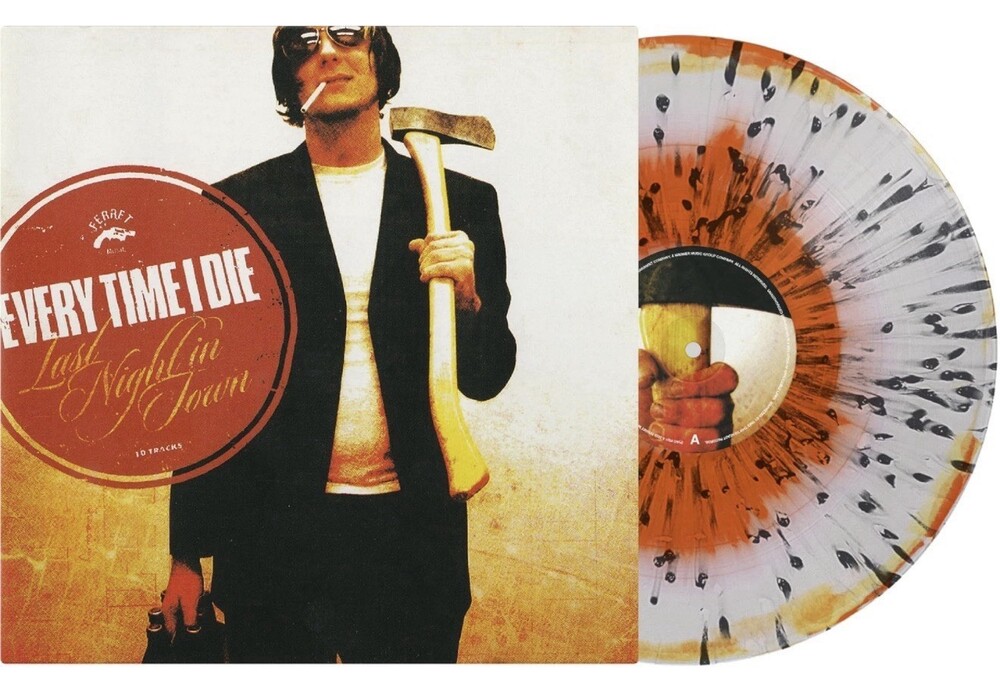 Sealed Every Time I Die Last Night In Town WhiteOrange Black Spltr Vinyl Record